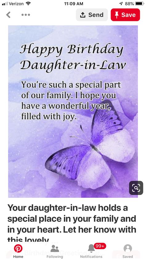 Pin By Dympna Reidy On Daughter In Law Birthday Best Birthday Quotes Birthday Daughter In Law
