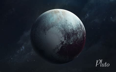 Solar System Pluto Planet 1080p Vadim Sadovski Space Art Stars