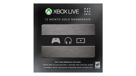 Découvrez La Carte Dabonnement Xbox Live Gold Day One Actualités