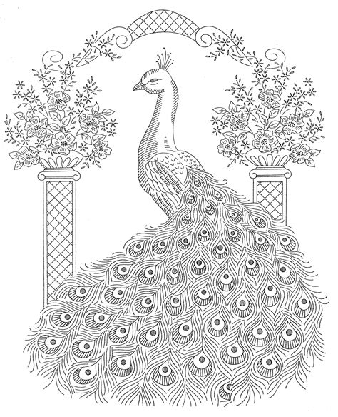 Drucken sie dieses 30 cm lineal (29,7 cm, um genau zu sein) auf a4 papier. laura wheeler stickmuster | Laura Wheeler Design 893 - Pfau Bedspre ... - nakış deryası ...