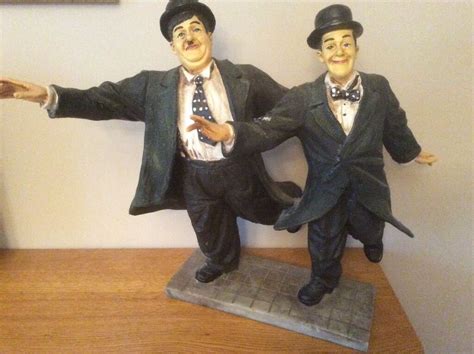 Large High Quality Laurel And Hardy Figurinestatue Great Xmas T