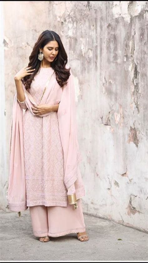 Sonam Bajwa Palazzo Suit Indian Fashion Dresses Indian Wedding