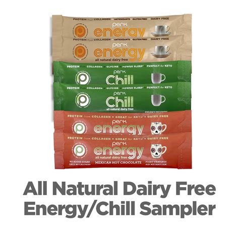 All Natural Dairy Free Sampler Perk Energy