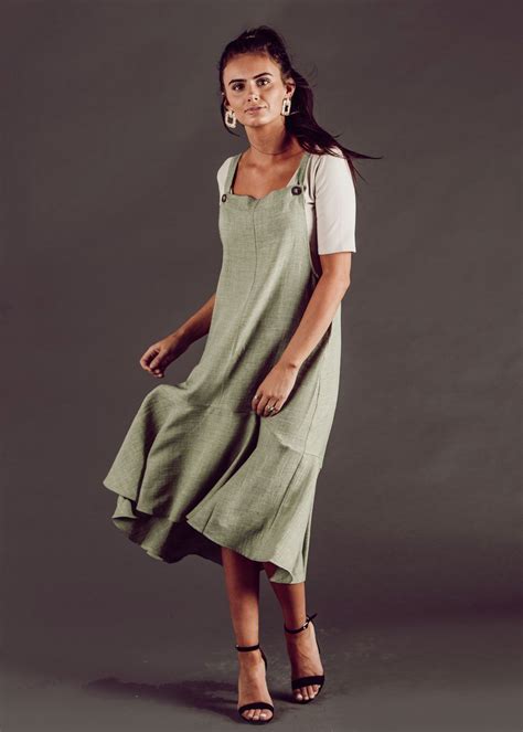 My Flare Lady Overall Dress - JessaKae | Overall dress, Rose maxi dress, Lightweight dress