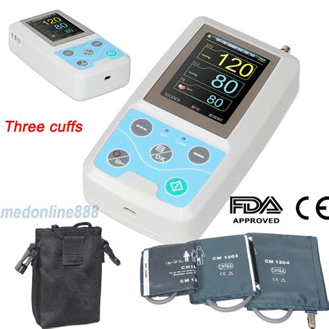 Ambulatory Blood Pressure Monitor 24h Automatic Bp Machine Softwareus