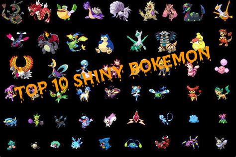 Top Ten Shiny Pokemon