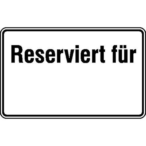 Größeren fahrzeugen wie der müllabfuhr das verlassen der sackgasse zu erleichtern. Parkplatzkennzeichnung / Hinweisschild Reserviert für ... günstig bestellen