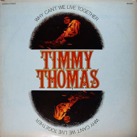 Timmy Thomas ティミー・トーマス「why Cant We Live Together ホワイ・キャント・ウィ・リヴ・トゥゲザー」 Warner Music Japan