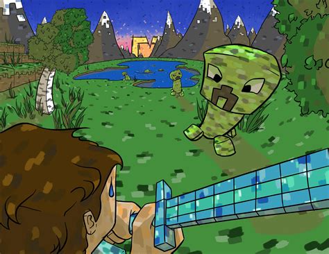I Made Some Minecraft Fan Art That You Might Enjoy Minecraft Fan Art Minecraft Art Fan Art