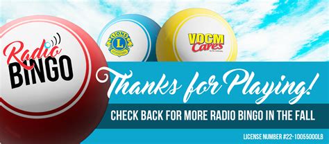 Vocm Cares Lions Club Radio Bingo