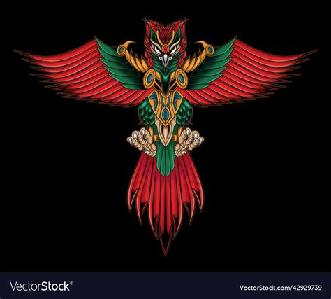 Garuda Indonesia Culture Design Royalty Free Vector Image