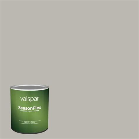 Valspar Seasonflex Soulful Grey Semi Gloss Latex Exterior Paint Actual