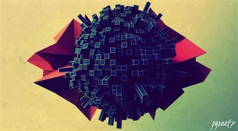 Pyxartz Digital Art Abstract 3d Cgi Sphere 3d Object Wallpapers