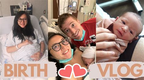 Birth Vlog Induction At 39 Weeks Labor And Delivery Hospital Stay Youtube