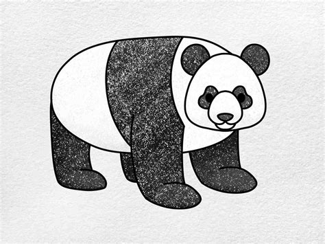 Panda Drawing For Kids Helloartsy