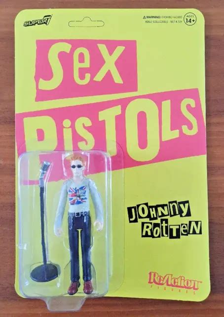 Super7 Sex Pistols Johnny Rotten Figure Reaction Figures 2022 New