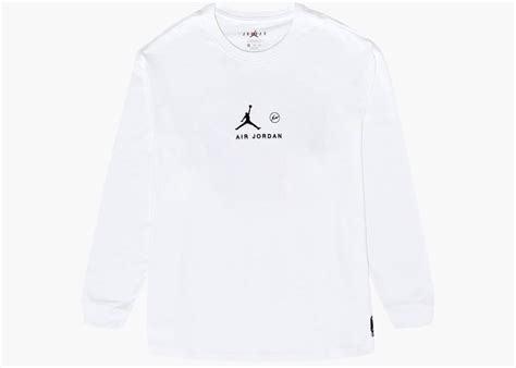 Jordan X Fragment T Shirt Platinum Tint