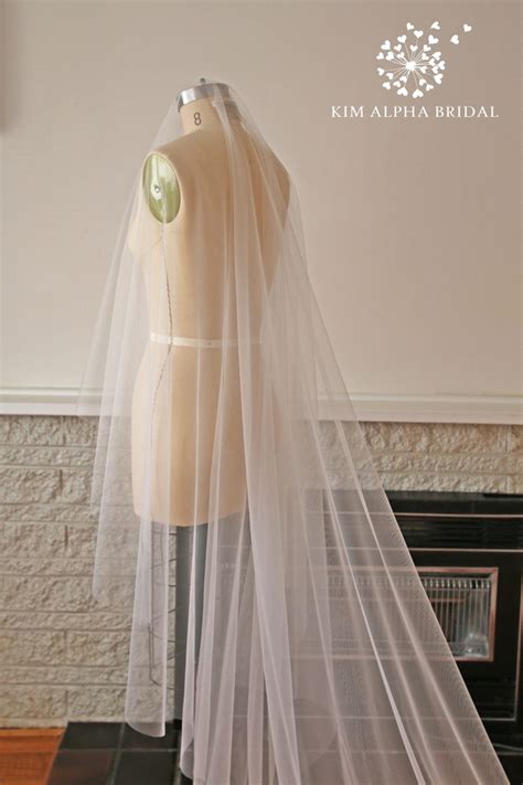 Melbourne Wedding Veils Hayla Drop Veil Bridal Veils By Kim Alpha