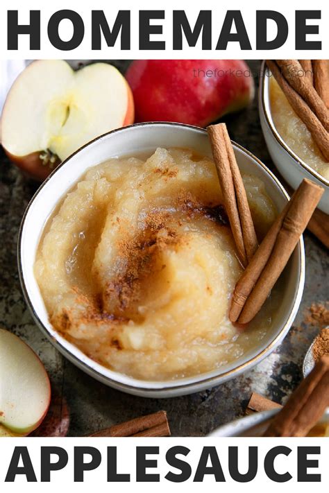 Homemade Applesauce Recipe The Forked Spoon