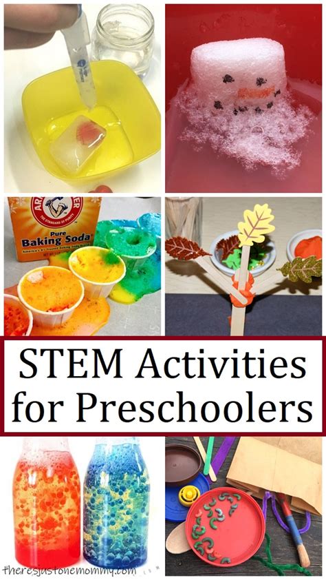 Stem Activities For Preschoolers Theres Just One Mommy