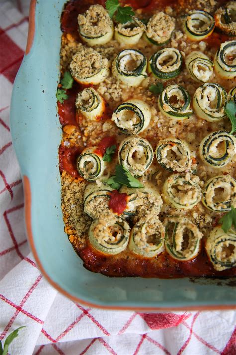 Zucchini Lasagna Roll Ups Paleo Meals