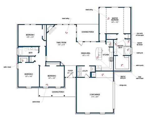 Tilson home plans archives legacy clic homes. Tilson Homes Country #2218 | House plans, Floor plans, Studying library