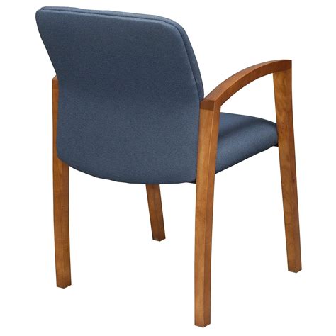 Kimball Mid Back Used Side Chair Blue National Office Interiors And
