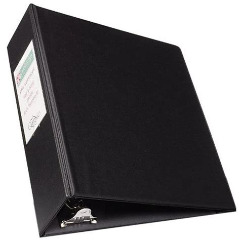 Mini Durable Binder For 55 X 85 Inch Pages 2 Inch Round Ring Black
