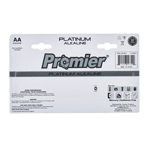 Promier Aa Platinum Alkaline Battery 24 Pack Litezall