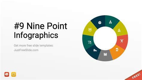 9 Point Infographics For Powerpoint Free Download 20 Slides Just