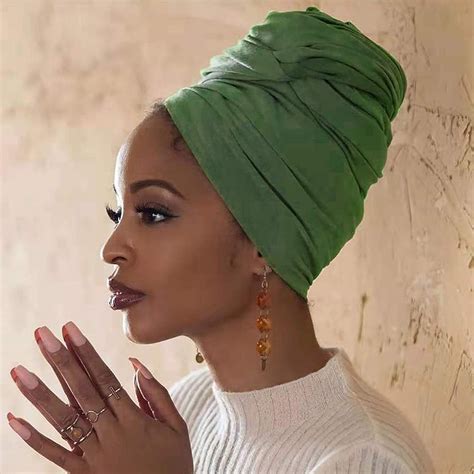Wholesale 6 Pieces Head Wraps Scarf Long Turban Stretch Jersey Ultra