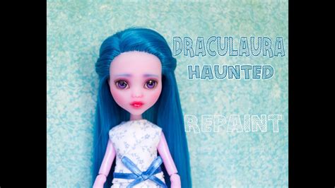 Repaint Draculaura Haunted Mh Custom Doll Youtube
