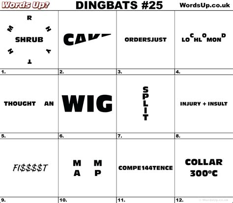 Free Printable Dingbats Puzzles Free Printable