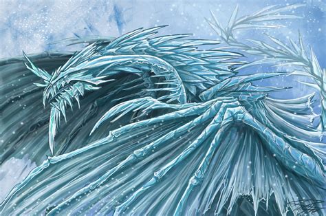 46 Ice Dragon Wallpapers On Wallpapersafari