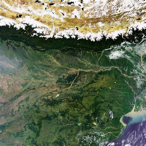 Space In Images 2004 11 Envisats Meris Image Over The Himalayas