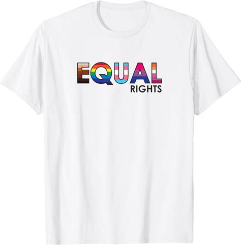 Equal Rights LGBTQ Racism Sexism Flags Protest Tee T Shirt