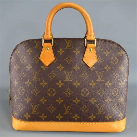 Louis Vuitton Brown Monogram Canvas Vintage Alma Pm Top Handles Bag At