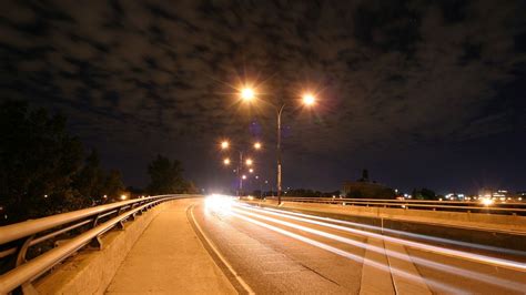 Highway At Night Wallpapers On Wallpaperdog