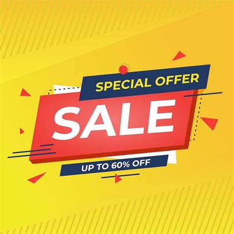Free Vector Abstract Special Offer Promotion Banner
