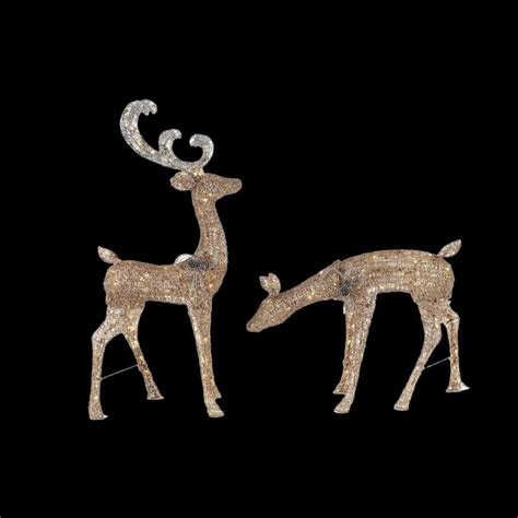 There are quite a few ways to add accents Home Accents Holiday 48 in. LED Lighted Gold Glitter PVC ...
