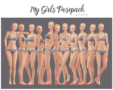 Sims My Girls Posepack Sims Cc Custom Content Pose Pack By Mel Bennett Sims Baby