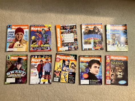 2005 nickelodeon magazine lot of 10 issue 108 117 69 90 picclick