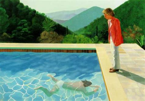 Portrait Of An Artist Pool With Two Figures David Hockney 1972