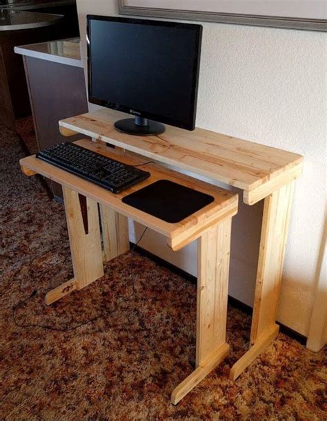 Wood Computer Desk 29 Cuethat