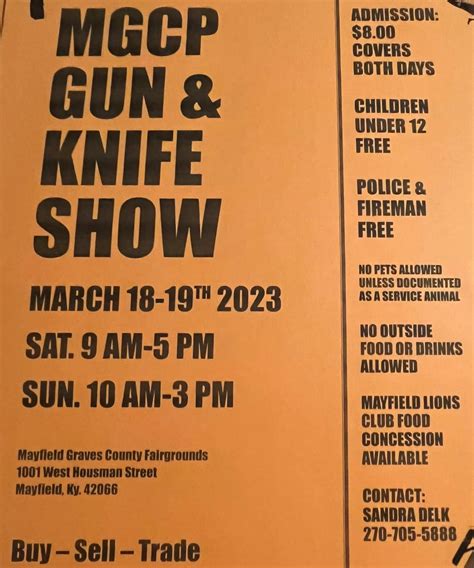 Gun & Knife Show – Mayfield-Graves County Tourism Commission