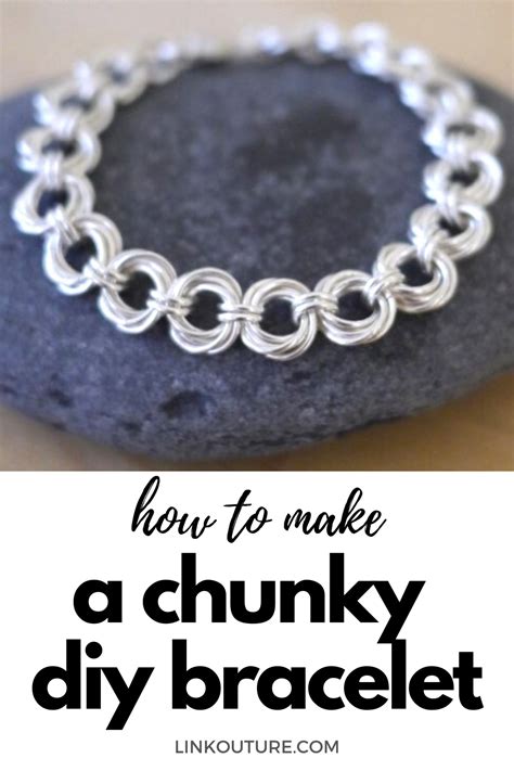 How To Make A Spiral Chain Bracelet Making Jewelry For Beginners Diy