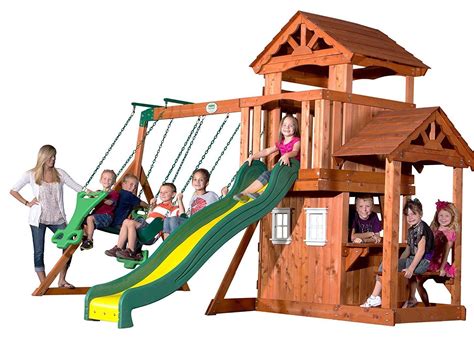 Top 10 Best Wooden Swing Sets In 2020 Fun Outdoor Playsets For Kids