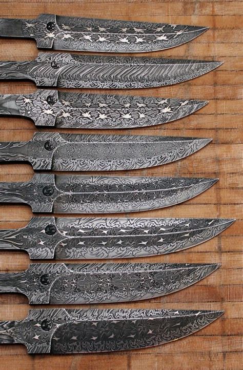 Blades Of Mosaic Damascus Forged Knife Damascus Knife Knives And Swords