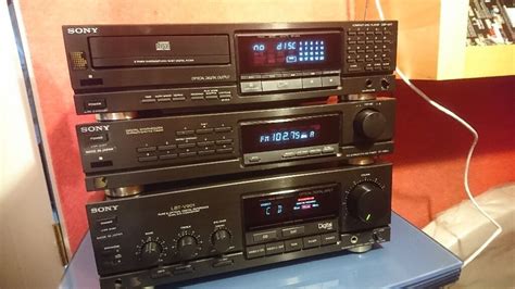 Sony Lbt V901 Stereo Stack System Amptunercd And Foc Record And Cdp