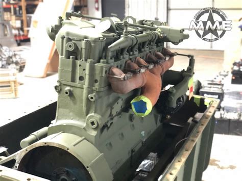Complete Cummins Nhc250 855ci Diesel Engine Midwest Military Equipment